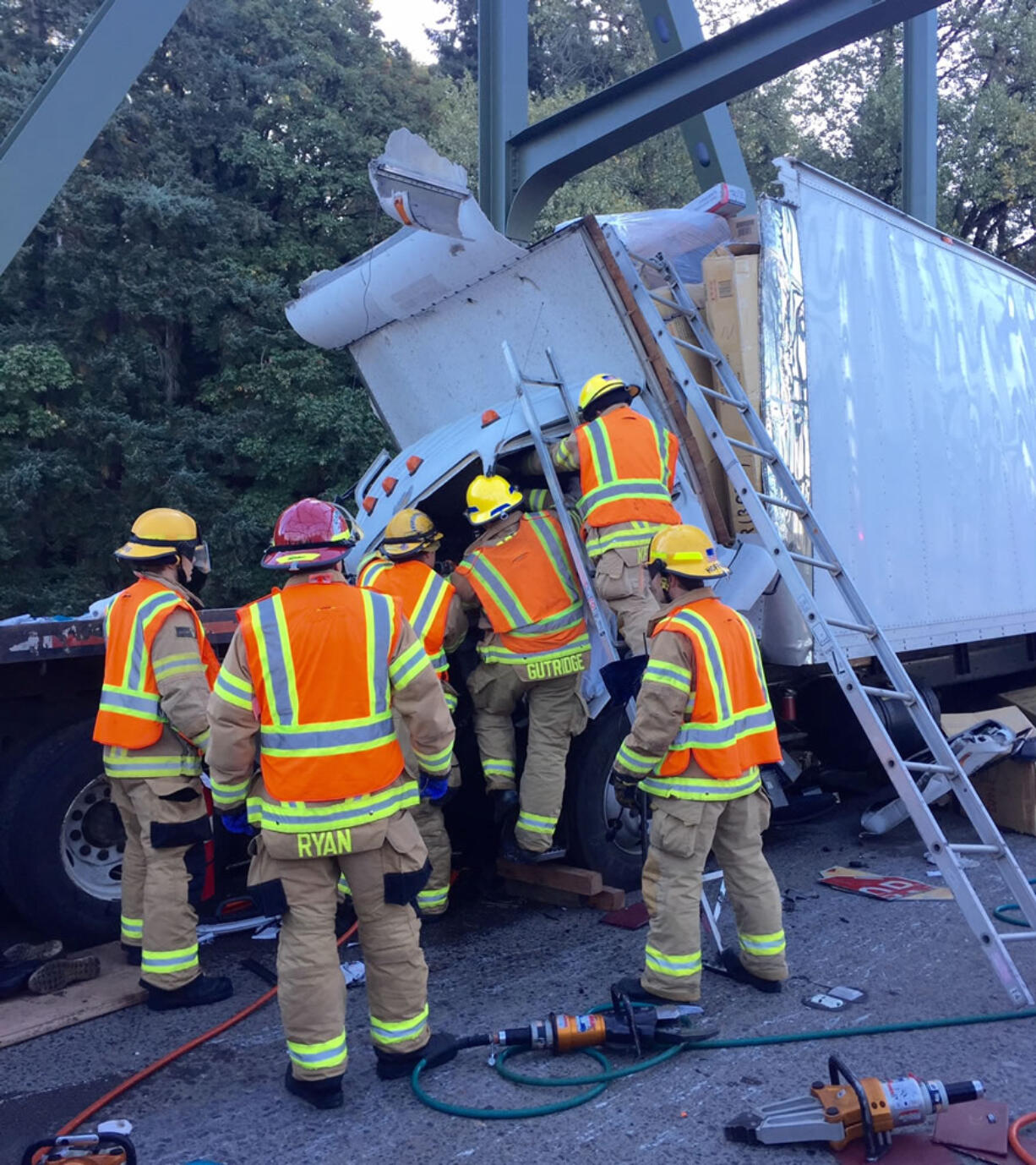 Life Flight was called to the scene of a crash south of Woodland this morning.