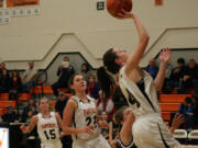 Alyssa Blankenship (right) scored 20 points in Washougal's victory against King's Way Christian on Dec.