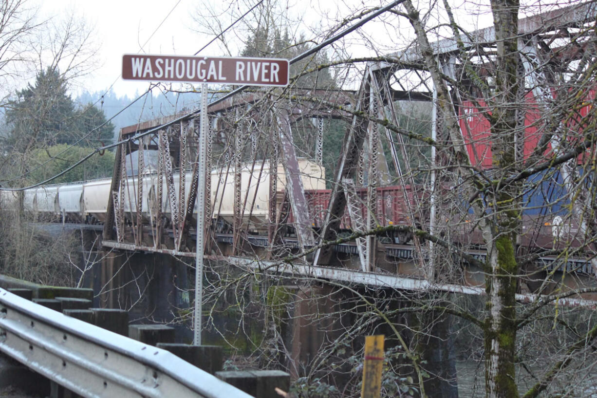 Work on the project that will lead to the replacement of the 105-year-old railroad bridge over the Washougal River is currently in the permitting phase. Bidding will open this spring, followed by the onset of construction this summer.