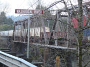 Work on the project that will lead to the replacement of the 105-year-old railroad bridge over the Washougal River is currently in the permitting phase. Bidding will open this spring, followed by the onset of construction this summer.