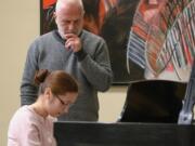 Contributed photo
Natalie Burton had the opportunity recently to participate in a work session with world-renowned pianist Vladimir Feltsman.