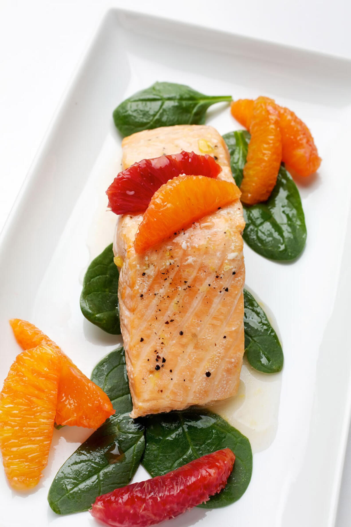 Deb Lindsey/The Washington Post
Salmon in Orange Sauce is a fresh-tasting dish from famed D.C. cook Luigi Diotaiuti.