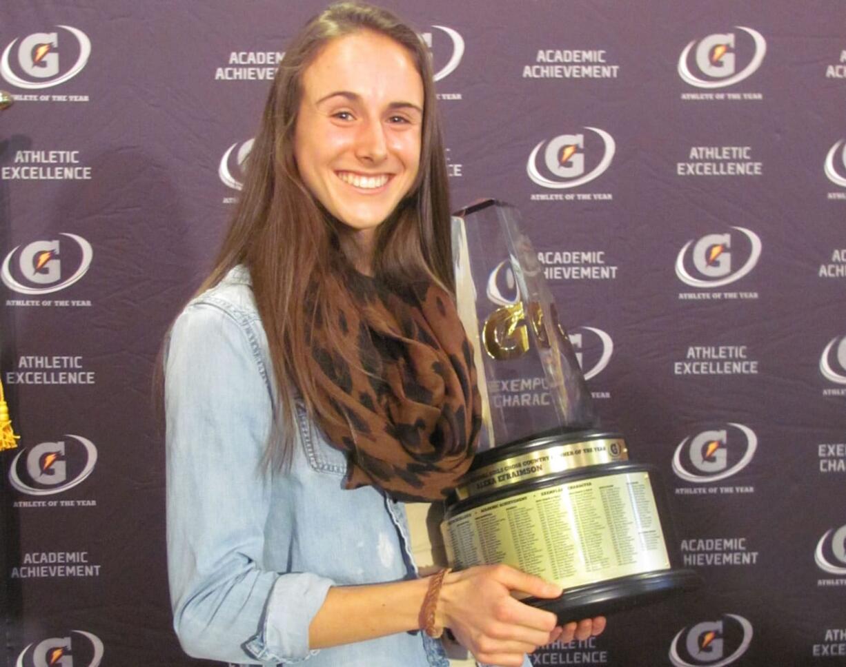 Camas High School junior Alexa Efraimson has been named the 2013-14 Gatorade National Girls Cross Country Runner of the Year.