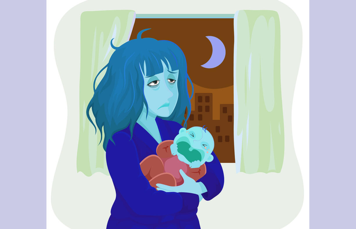 Eight to 15 percent of women experience postpartum depression after delivering a baby. Forty to 80 percent of women experience postpartum blues.