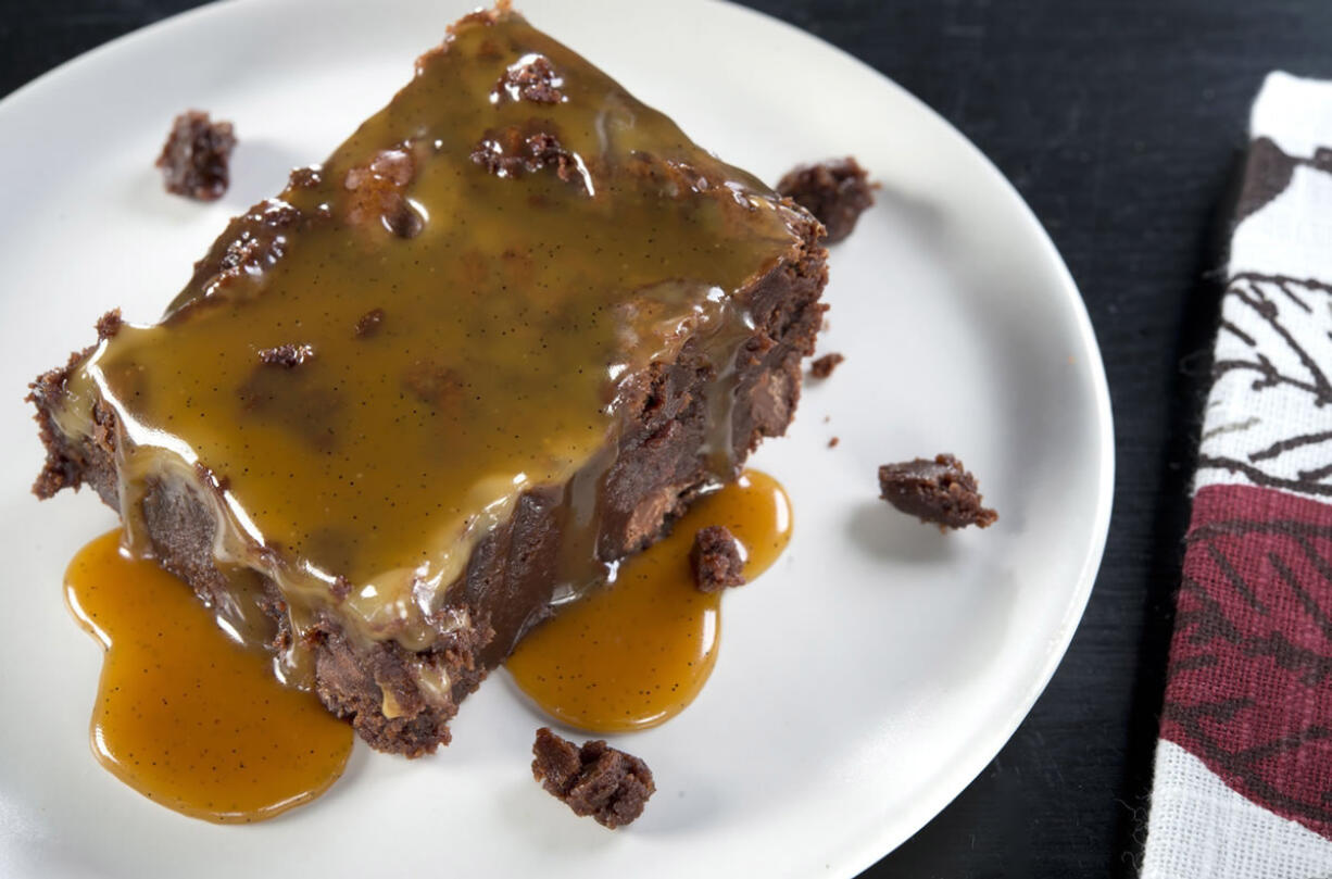 Salted Caramel Brownies.