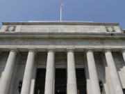 The Washington state Supreme Court building in Olympia.