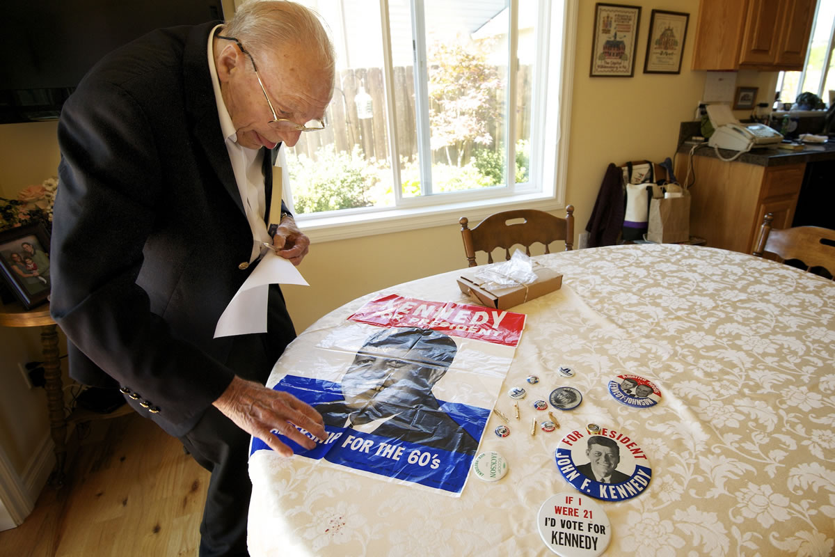 Thanks to a fellowship, Dan Ogden -- then a political science professor at Washington State -- was able to spend a year with the Democratic Party in 1960 and work on John F.