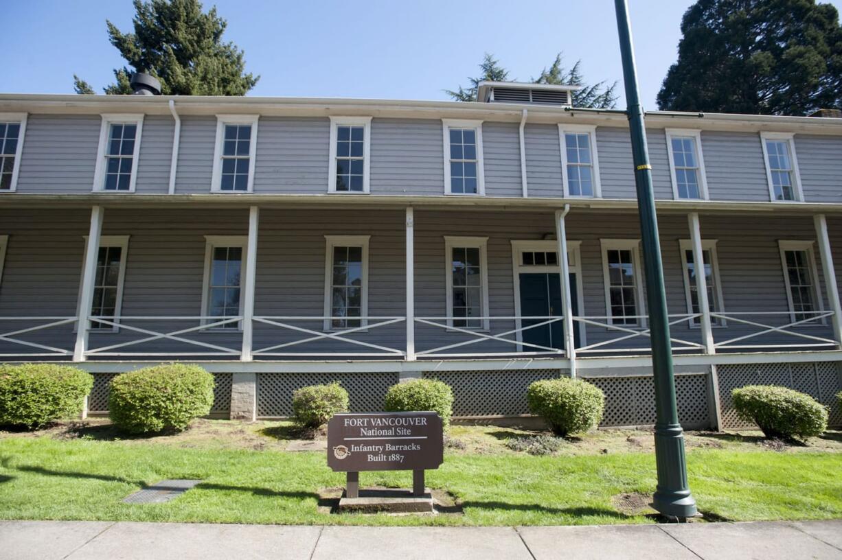 The Infantry Barracks is seen at Fort Vancouver.