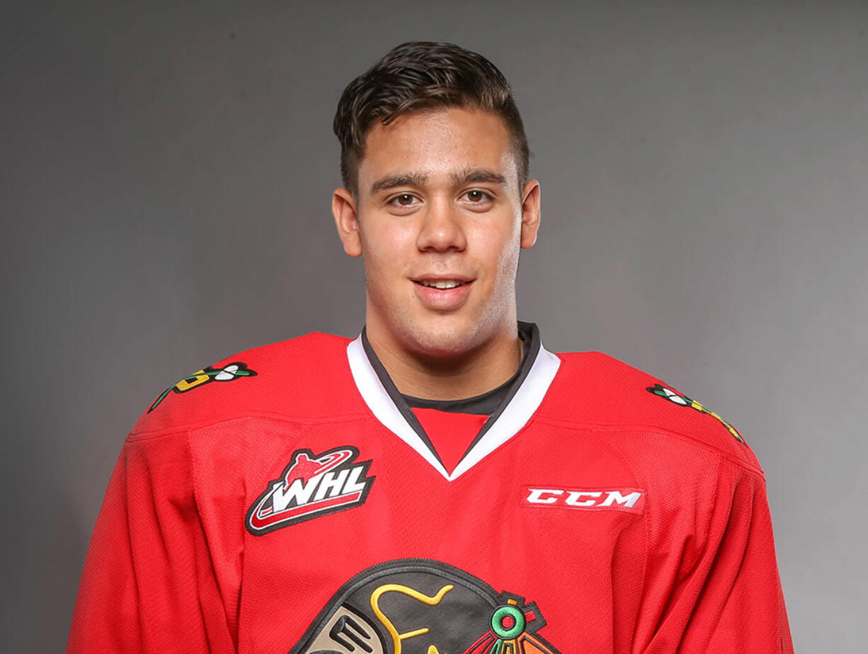 Winterhawks defenseman Keoni Texeira