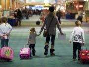 The Neal family -- from left, Alexa, 9; Avery, 4; Dawn, 39; and Ashton, 6 -- were headed back to Utah after a trip to Oregon.