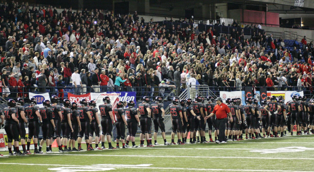 The Camas High School football fans filled up the Tacoma Dome again Saturday, and watched the Papermakers beat Bellarmine Prep 49-21 in the semifinal round of the state tournament.