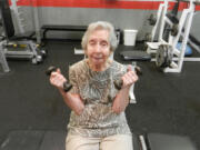 Jeanne Erdmann's mom, 98, started working with a trainer at age 85.