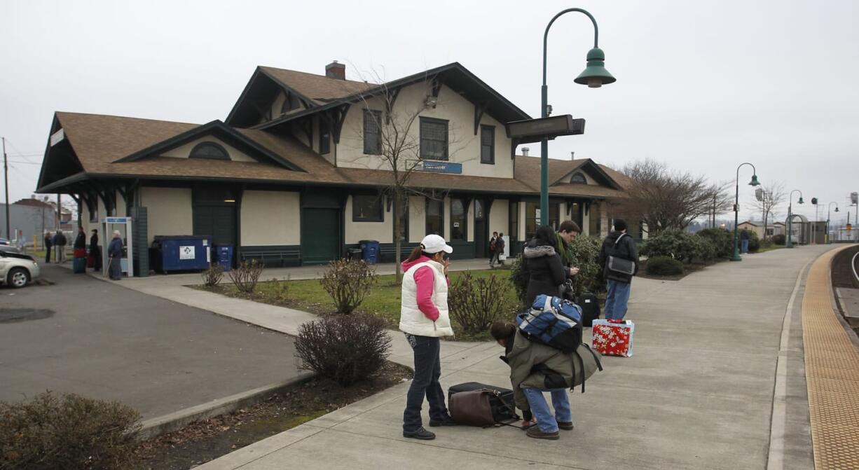 Photos by STEVE DIPAOLA for The Columbian
Vancouver's Amtrak station was built in 1908.