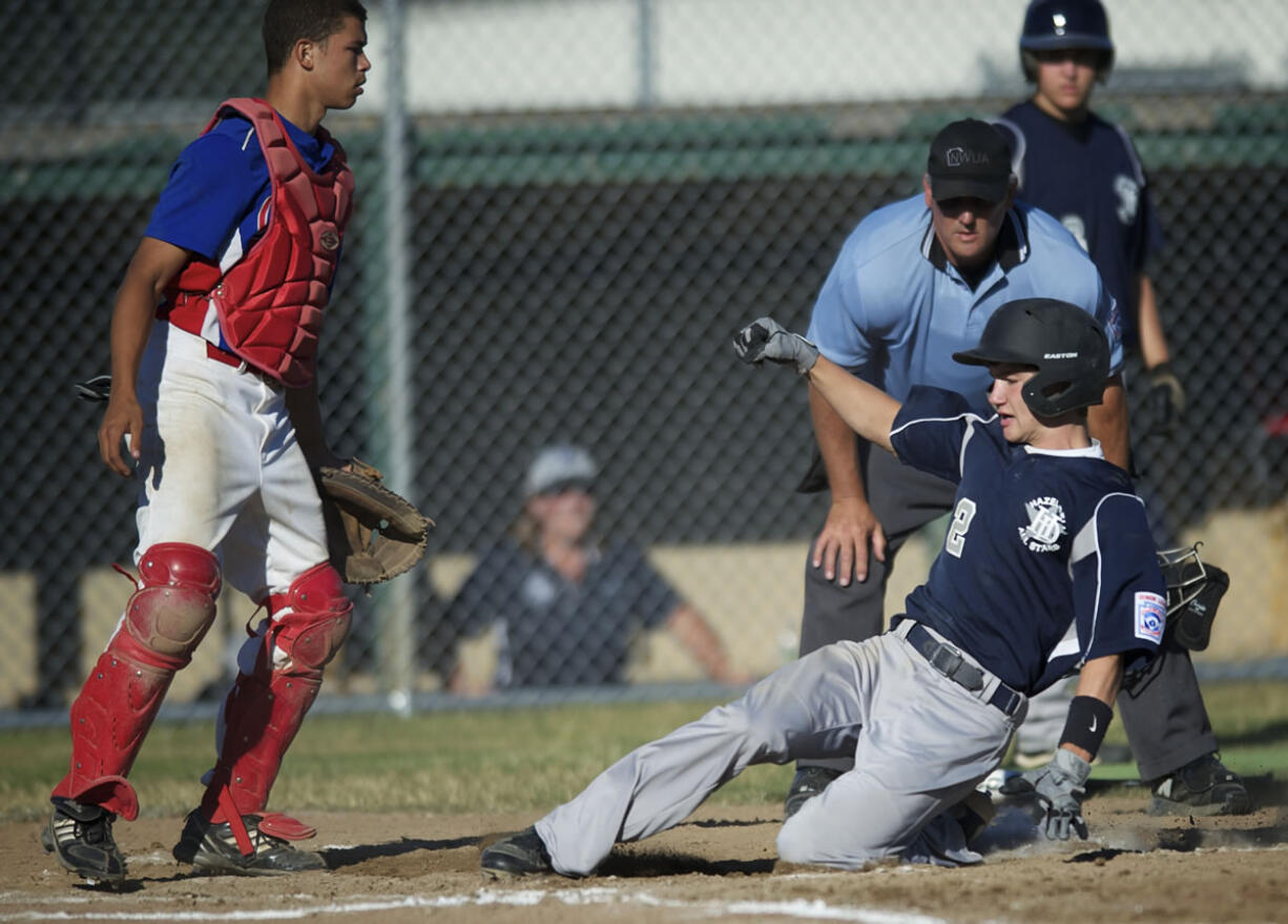 Hazel Dell and Columbia played in the Washington state senior Little League championship game at the Harmony Sports Complex in July.