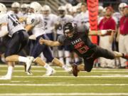 Camas beats Bellarmine Prep 49-21 in the semifinal round of the WIAA State 4A Playoffs at the Tacoma Dome, Saturday, November 30. 2013.