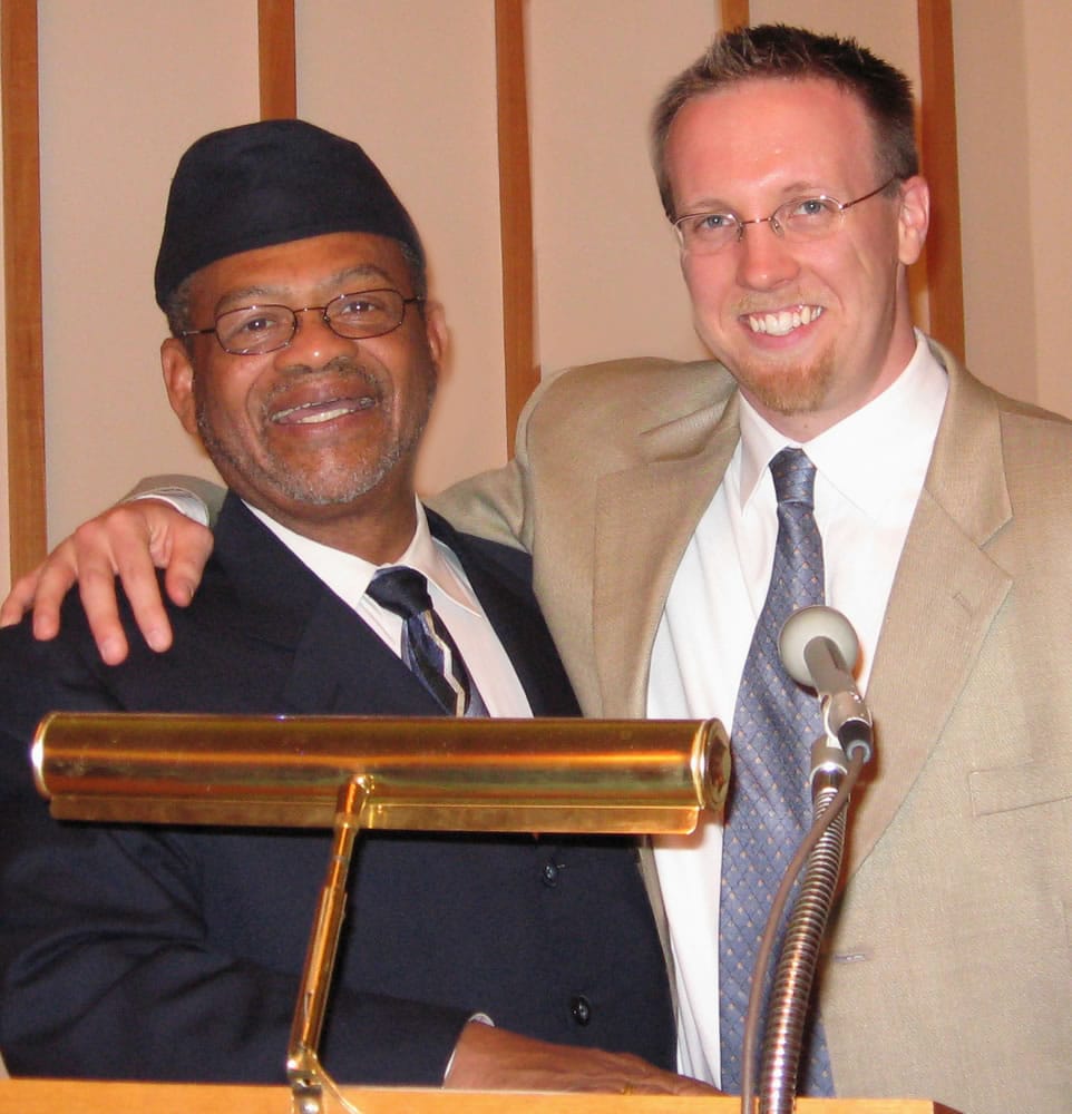 The Rev. Dr. J. Alfred Smith Sr., left, and his friend and student the Rev. Dr.