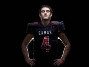 Camas quarterback Reilly Hennessey, The Columbian's All-Region football player of the year.