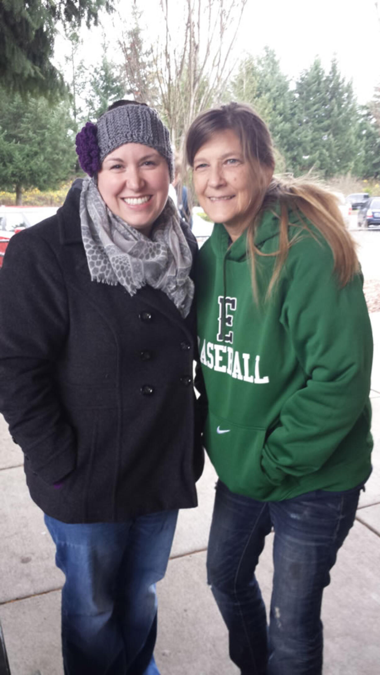 Fircrest: Jenny Boon, left, and Janine Dietrich take part in a fundraising event on Nov. 17 at LeRoy Haagen Memorial Park.