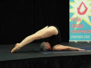 Fisher's Landing East: Bonnie Bingle of Vancouver topped the Master's (55 and up) category in the state yoga competition on Nov.