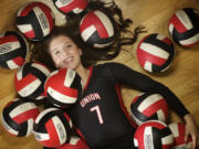 All-Region volleyball athlete Megan LaFond of Union High School averaged 16.0 kills and 8.2 digs per game this season.