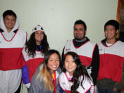 Clark County: Mountain View High School students Erik Nguyen, back row from left, Anneka Tolman, Mario Lopez and Michael Suk with Holland Vuu, front row from left, and Eunie Lim were a few local students who collected donations for the Red Cross while out on Halloween.