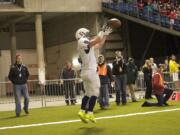 Chiawana scores the winning touchdown against Camas in the State 4A championship game at the Tacoma Dome, Saturday, December 7, 2013.