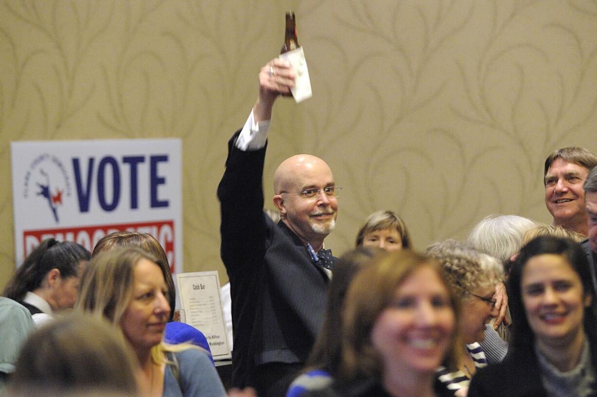 Democrat Jim Moeller, the most liberal human ever to walk the face of the Earth, celebrates his 2010 re-election to his 49th District House seat.