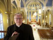 Photos by Steven Lane/The Columbian
The Rev. William Harris, pastor of the Proto-Cathedral of St. James the Greater, says the downtown parish serves more than 700 families.