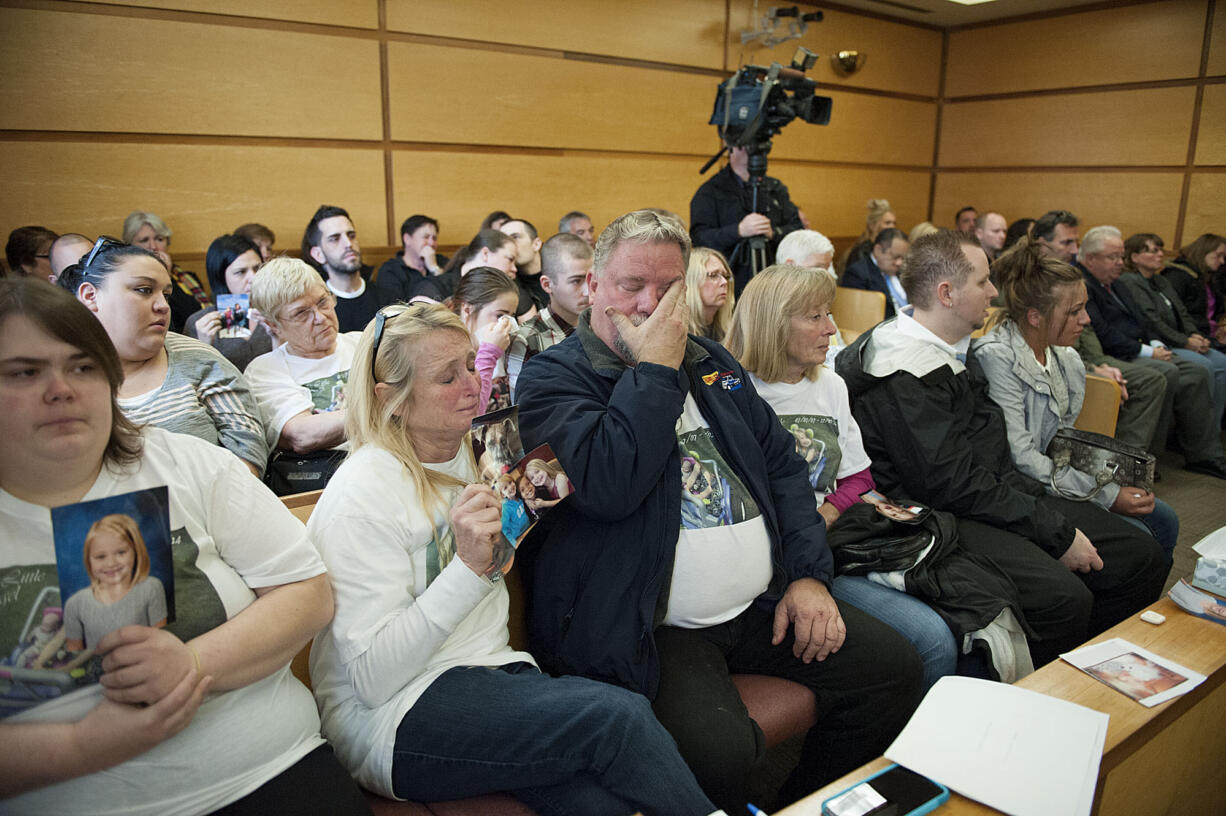 Emotions ran high for friends and family of Cadence Boyer as Duane C. Abbott was sentenced Friday morning in Clark County Superior Court to more than 16 years in prison. Abbott struck and killed the 7-year-old girl and seriously injured several others while driving under the influence of drugs on Halloween night last year.