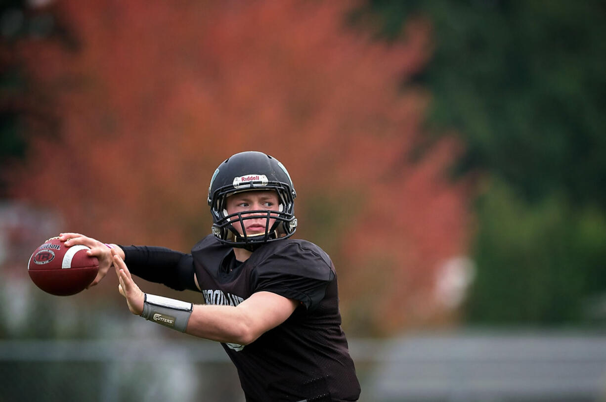 Quarterback Hunter Huddleston is one of handful of Woodland players who endured a 0-9 campaign their freshman season.