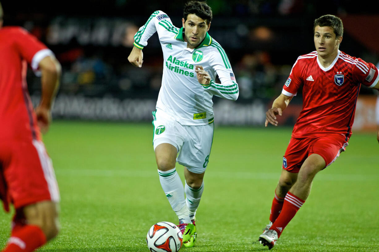 Diego Valeri was the Major League Soccer newcomer of the year in 2013.