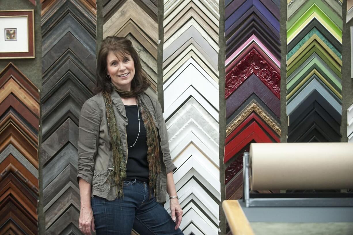 Teri Black-Carroll works at Beard&#039;s Framing in Vancouver.