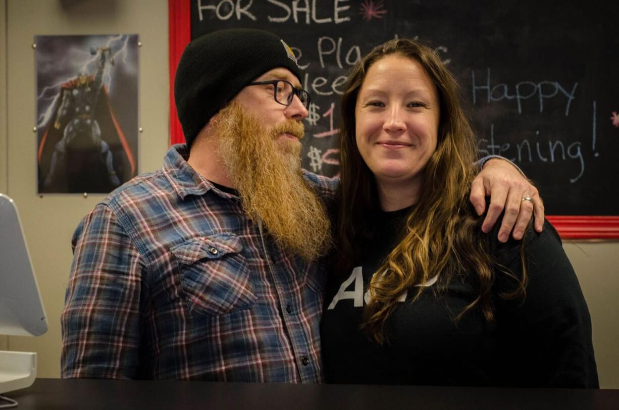 David and Miki Rodgers sell strictly vinyl records and related products at their store, 1709 Records.