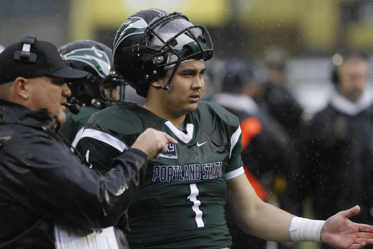 Portland State backup quarterback Kieran McDonagh.