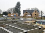 New home construction is picking up in unincorporated Clark County, including at the Erickson Farms subdivision. At a Jan.