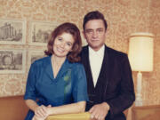 June Carter and Johnny Cash.