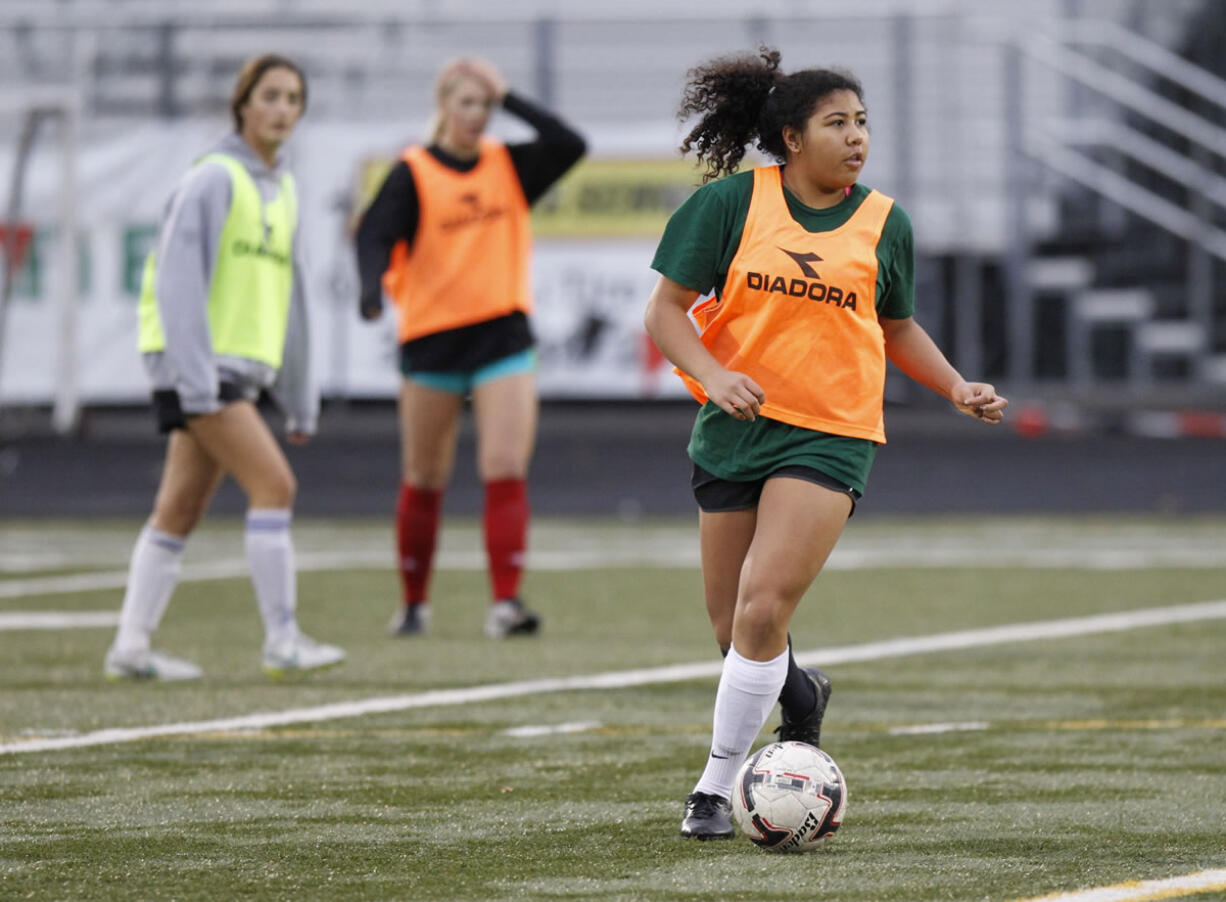 Anyssa DeVera, Camas high school soccer.