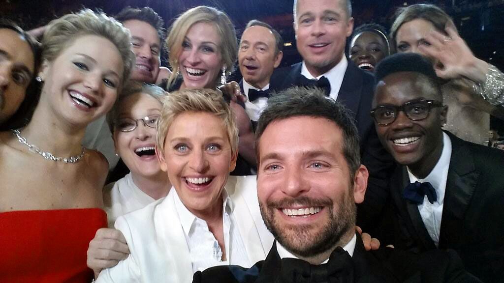 Ellen s Oscar celeb selfie a landmark media moment The Columbian