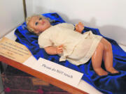 A wax image of the infant Jesus was made by Mother Joseph, the pioneering Sister of Providence.