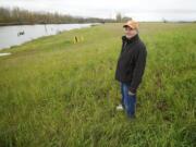 Ridgefield Mayor Ron Onslow stands at Millers' Landing, a Port of Ridgefield property, where a decade-long cleanup effort was recently completed.