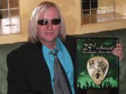 Hollywood: Frank Murray from Vancouver holds the 2013 Los Angeles Music Award he received Nov. 14 in Hollywood.