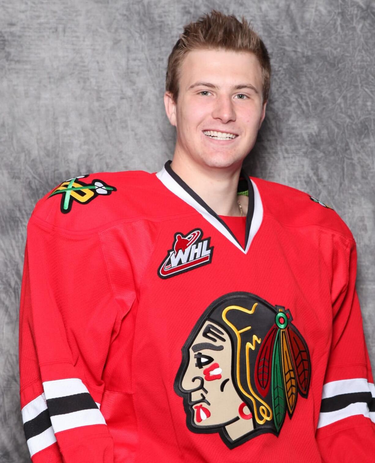 Portland Winterhawks center Adam de Champlain