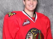 Portland Winterhawks center Adam de Champlain