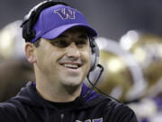 Washington head coach Steve Sarkisian.