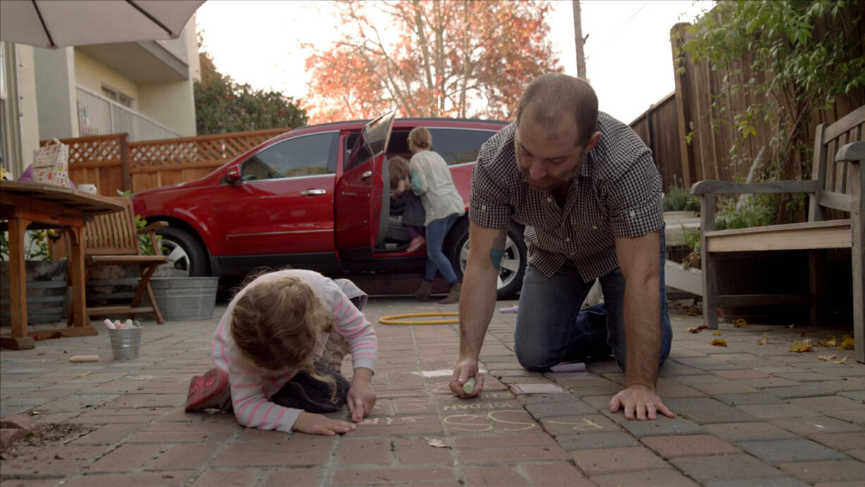 A scene from &quot;The New Us,&quot; one of two Chevrolet ads featuring gay couples and families that aired during the Olympic opening ceremony on NBC on Friday.