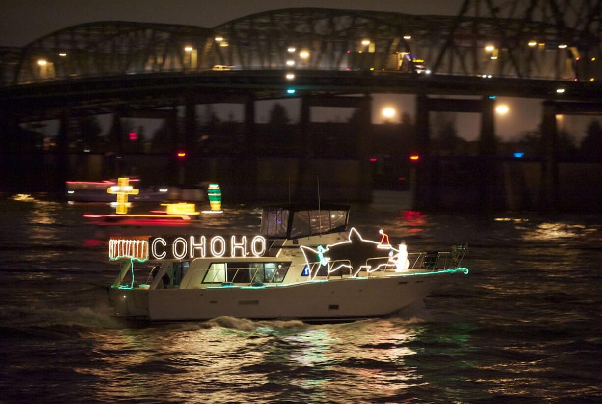 Vancouver resident John Allman used a classic hand-me-down, the Cohoho display, in 2012's Christmas Ships Parade.