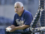 San Diego Padres bench coach Rick Renteria was hired as the manager of the Chicago Cubs.