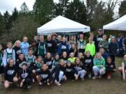 The Evergreen Storm Track Club earned 10 medals and advanced 40 runners to regionals during a Junior Olympics cross country meet on Nov.