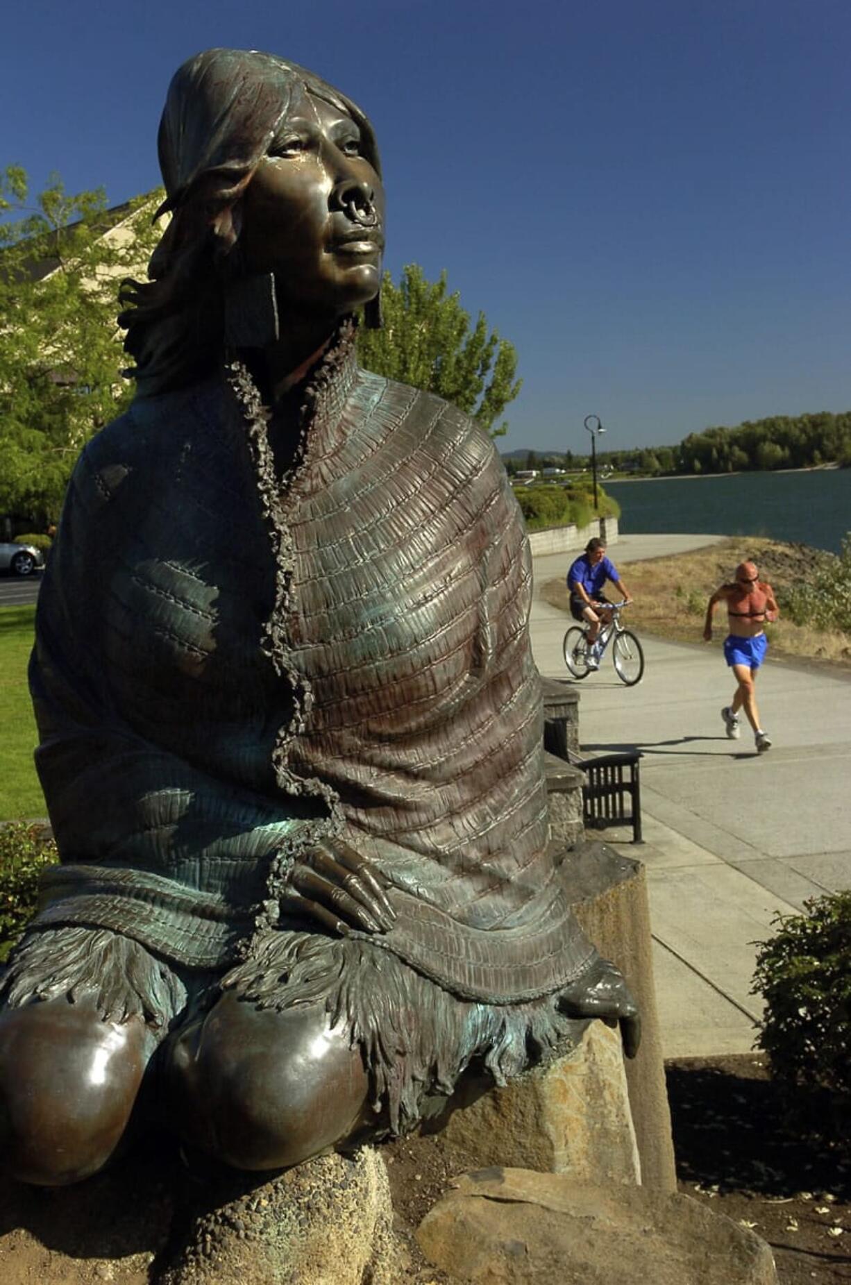 &quot;Ilchee,&quot; or &quot;Moon Girl,&quot; was installed in 1994 along the Renaissance Waterfront Trail in Vancouver. The sculptor was Eric Jensen of Scappoose, Ore.