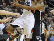 Portland's Will Barton, left, has been playing well off the team's deep bench during recent Trail Blazers victories.